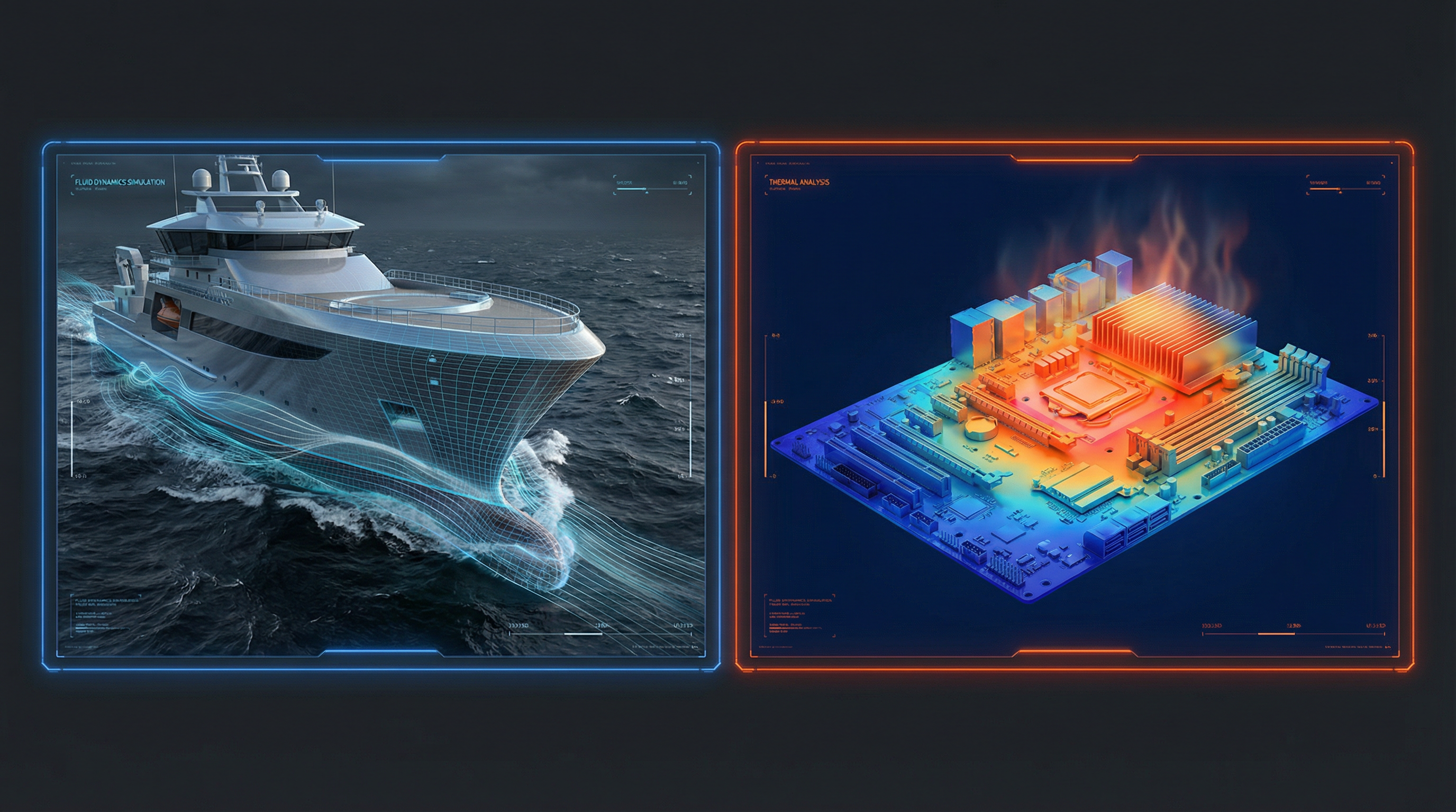 Simulação CFD Naval e Térmica